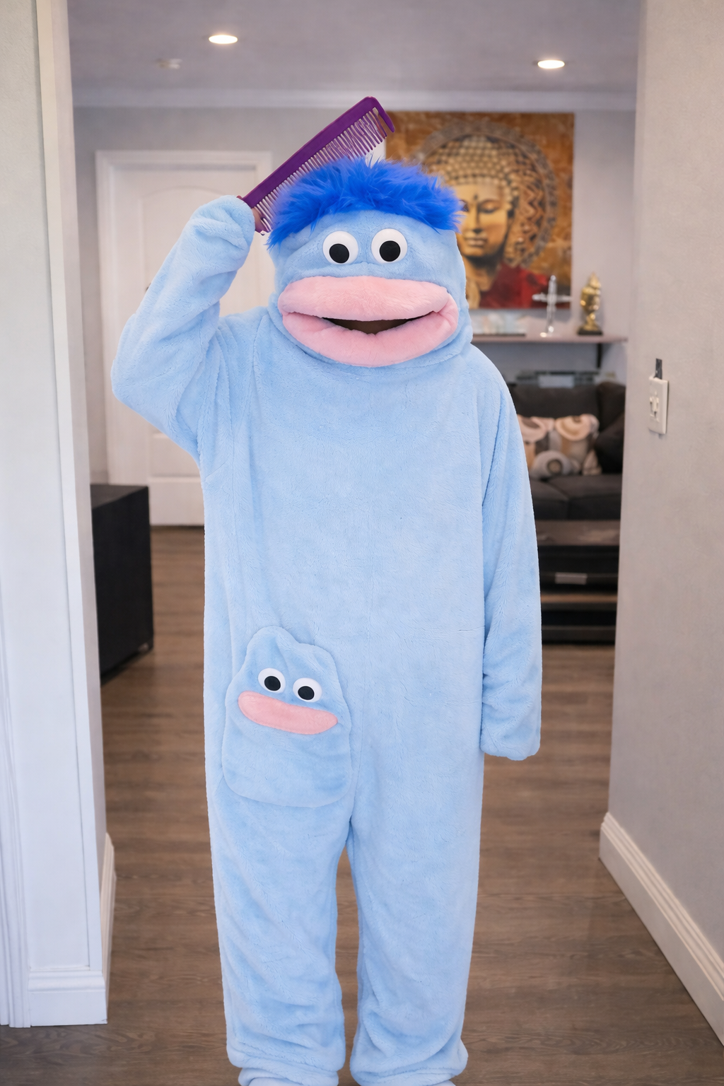 Cozy Gremlin Monster Onesie